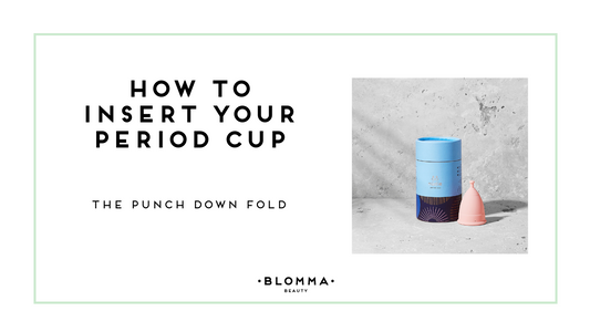 how to insert a menstrual cup