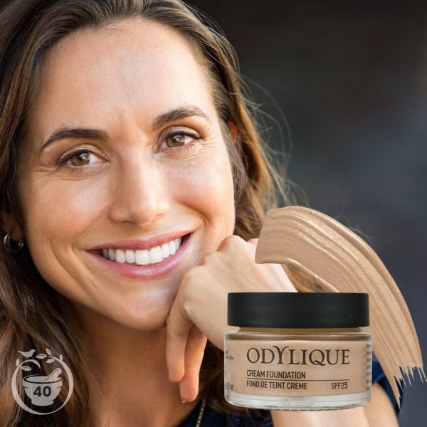 odylique cream foundation with spf shade 40