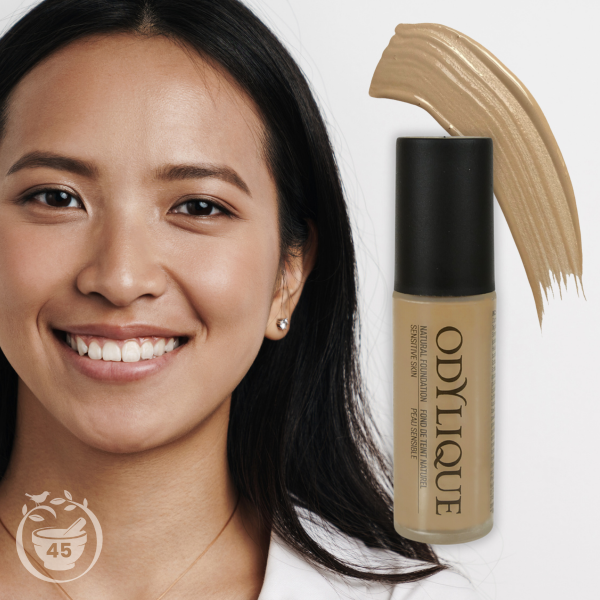 odylique natural liquid foundation shade 45