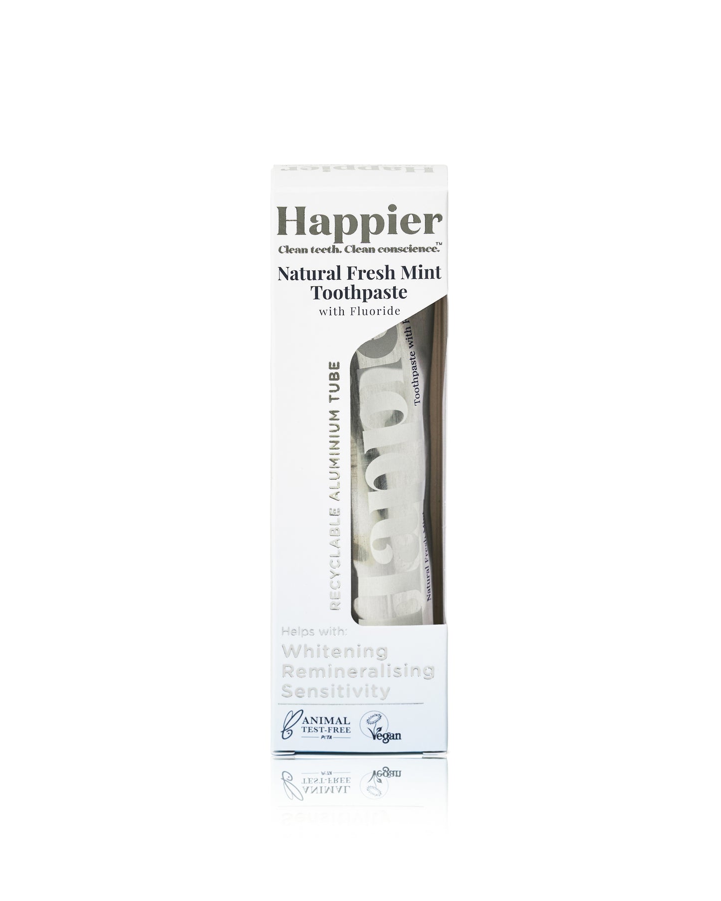 natural fresh mint whitening toothpaste travel size