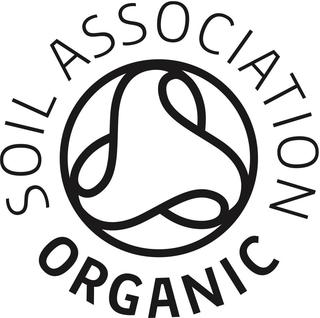 Image of the Soil Association Certified Organic Logo, representing products or brands that meet organic certification standards set by the Soil Association, ensuring environmentally friendly and sustainable practices."