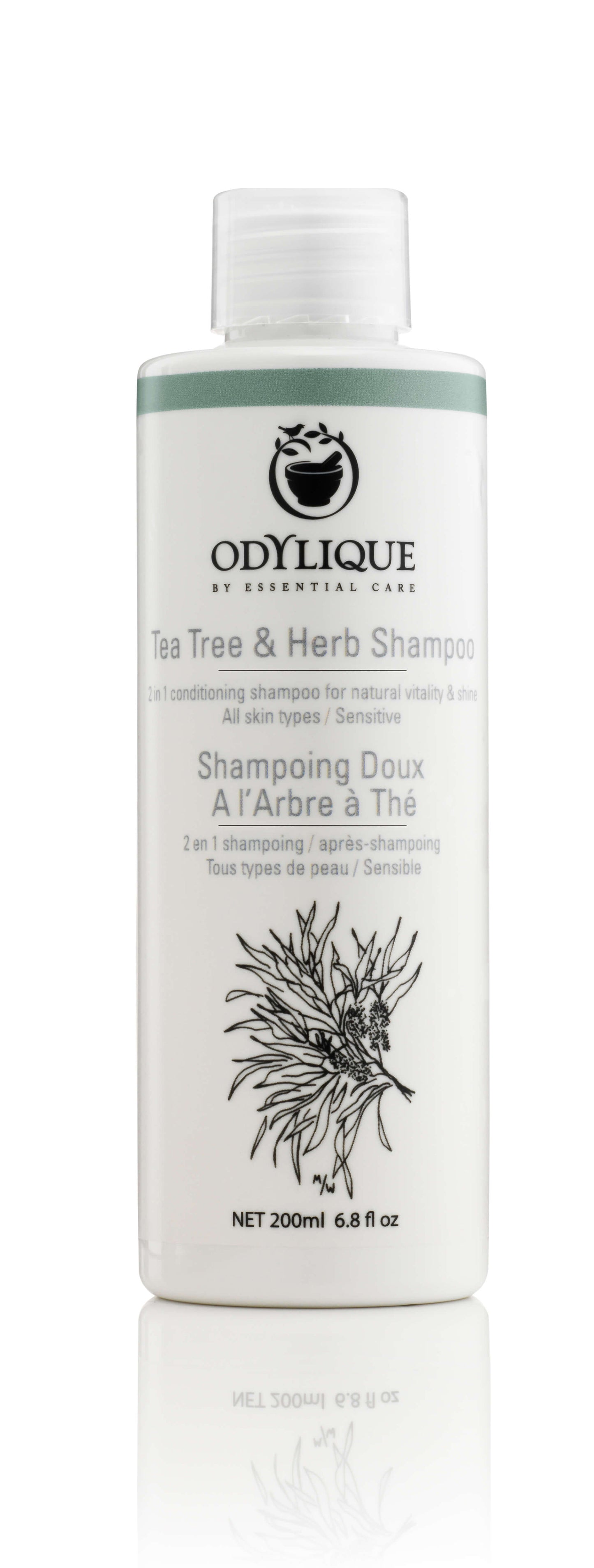 Odylique Tea Tree and Herb Shampoo 200ml. Natural haircare.
