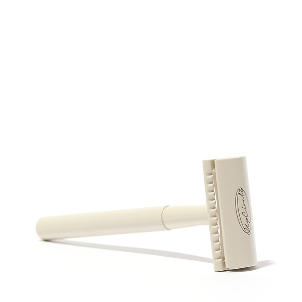 Image of the safety razor laid on a white surface.