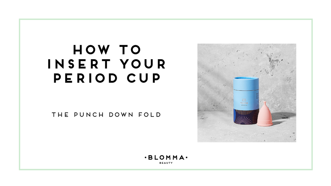 how to insert a menstrual cup