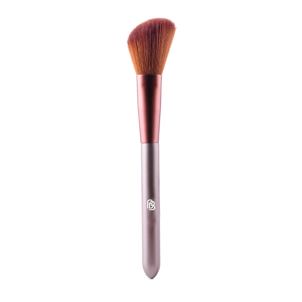 barefaced beauty cruelty free angled face brush made with 100% synthetic (vegan) bristles