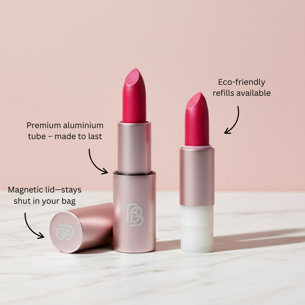 BareShine Natural Vegan Mineral Lipstick
