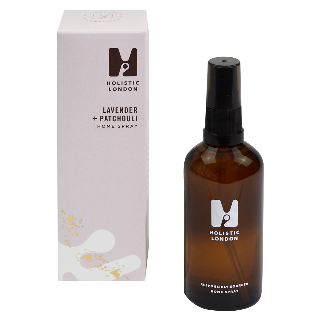 Holistic London Lavender and Patchouli Home Spray. Natural fragrance