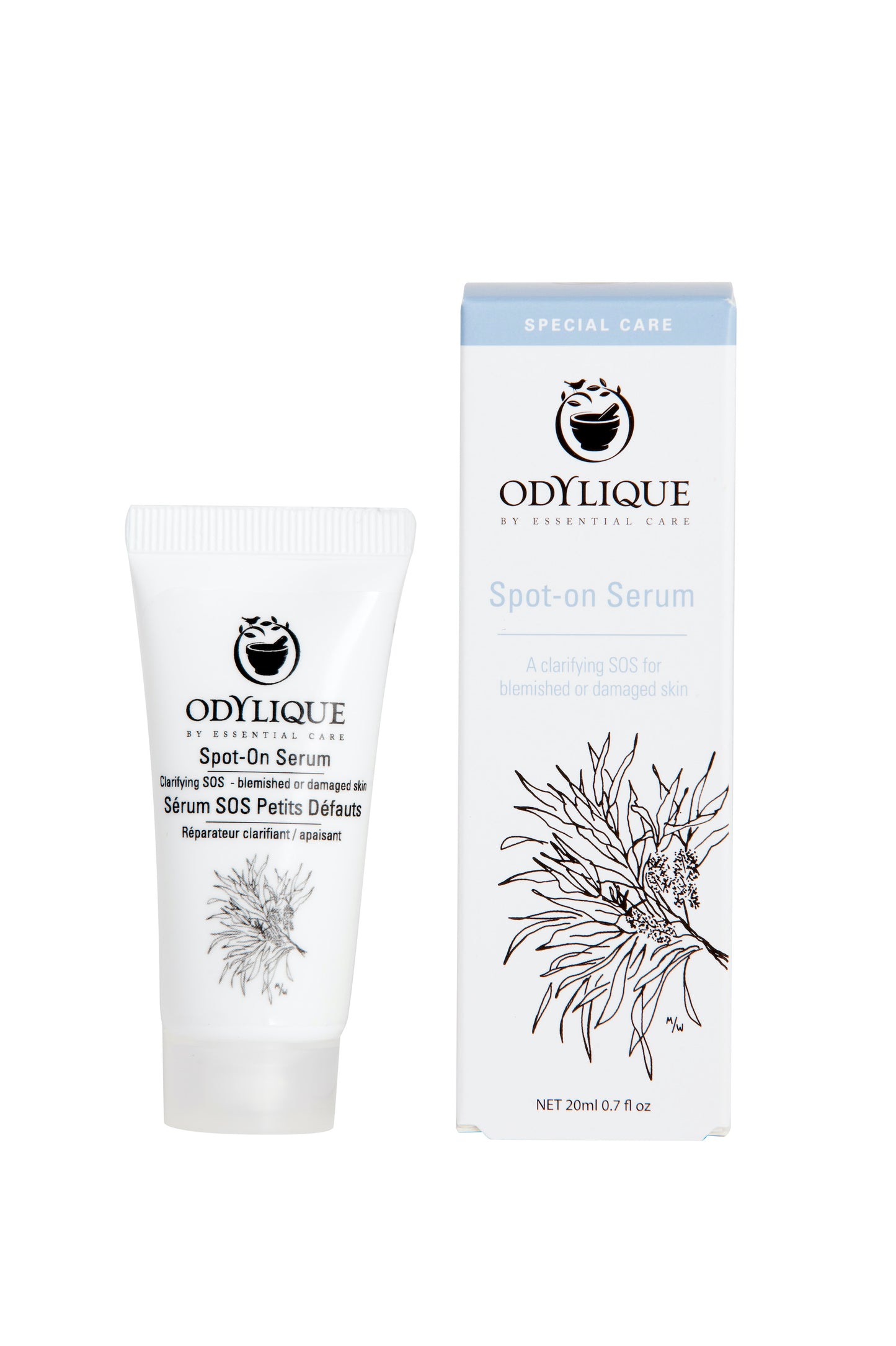 Odylique Spot-On Serum for acne, burns or damaged skin. Organic remedies