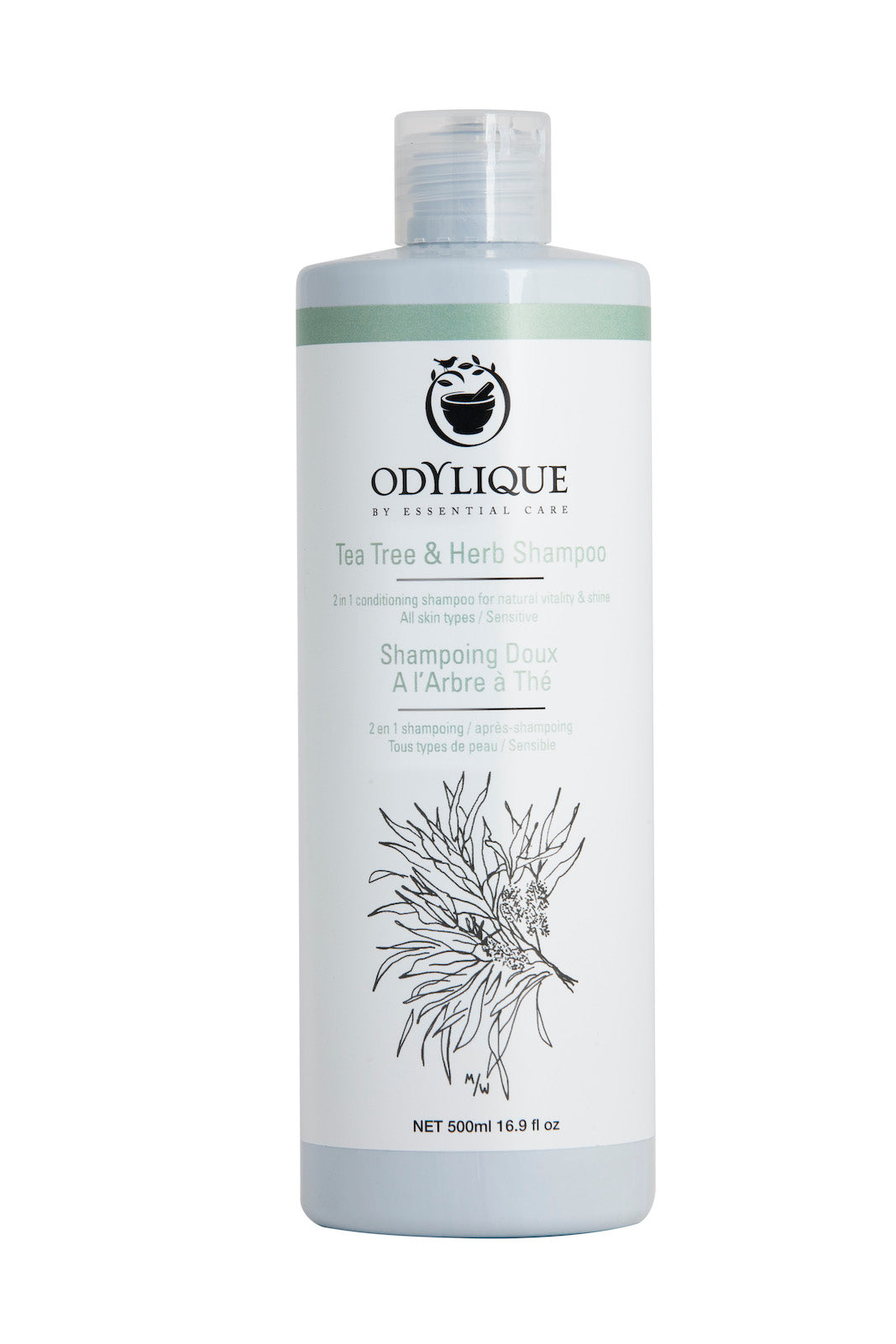 Odylique Tea Tree and Herb Shampoo 500ml. Organic haircare. 