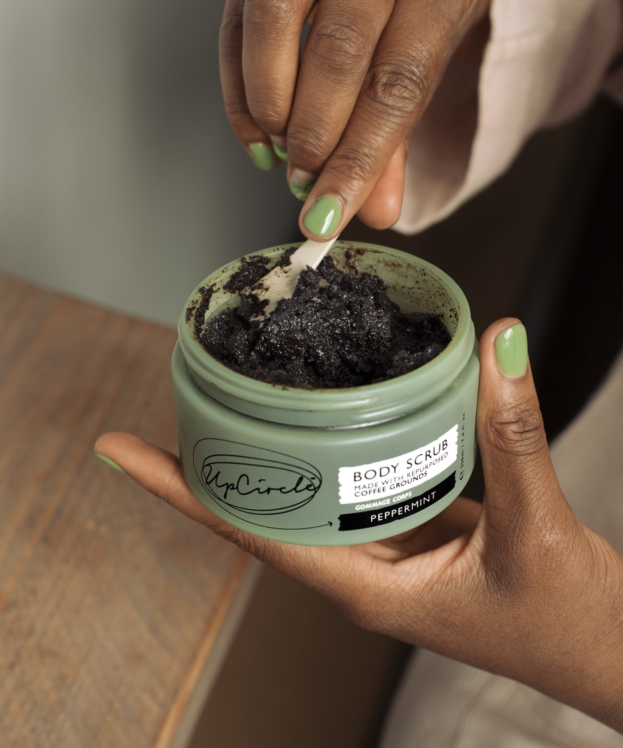 Peppermint Body Scrub with Coffee & Shea Butter