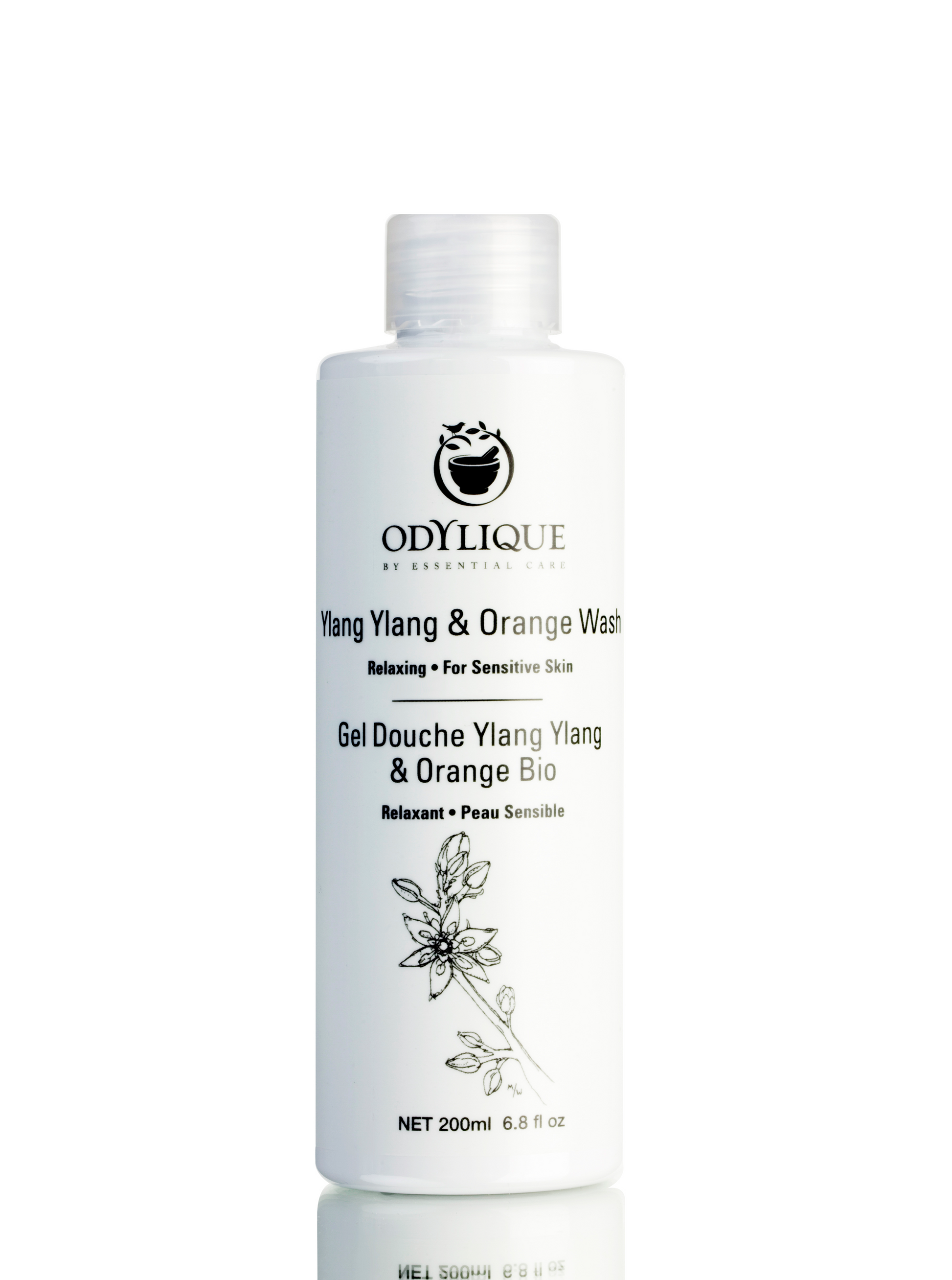 Odylique Ylang Ylang and Orange Wash for body. Natural bodycare.